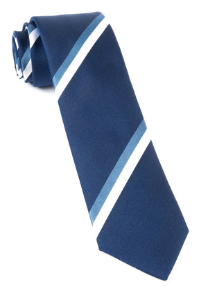 Ad Stripe Navy Tie