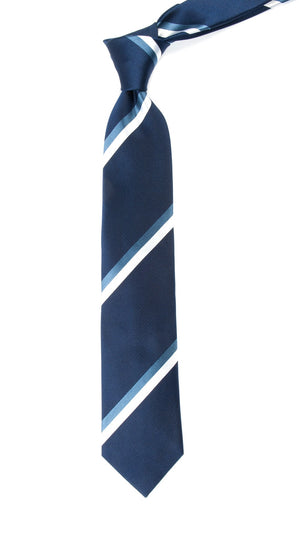 Ad Stripe Navy Tie alternated image 1