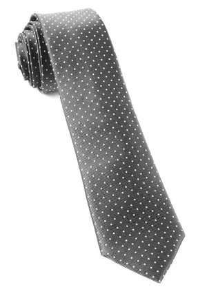 Mini Dots Charcoal Tie featured image