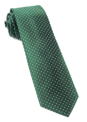 Mini Dots Hunter Green Tie