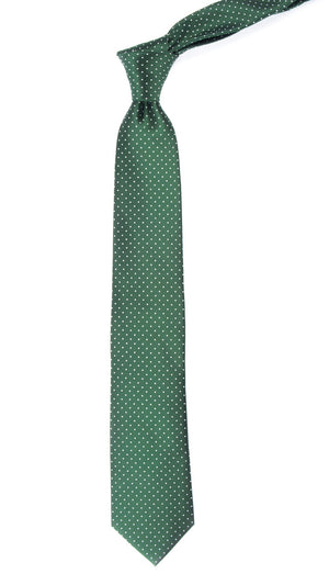 Mini Dots Hunter Green Tie | Silk Ties | Tie Bar
