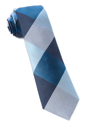 West Bison Plaid Navy Tie