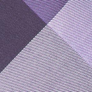 West Bison Plaid Purple Tie alternated image 2