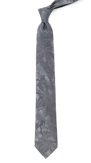 Key West Cotton Charcoal Tie