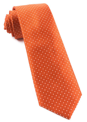 Mini Dots Orange Tie featured image