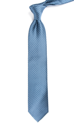 Mini Dots Whale Blue Tie | Silk Ties | Tie Bar