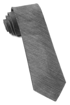 Jet Set Solid Grey Tie featured image