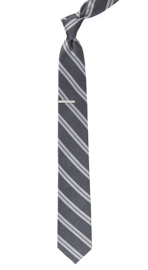 Center Field Stripe Grey Tie alternated image 1