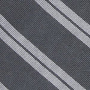 Center Field Stripe Grey Tie