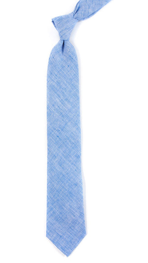 Freehand Solid Light Blue Tie alternated image 1