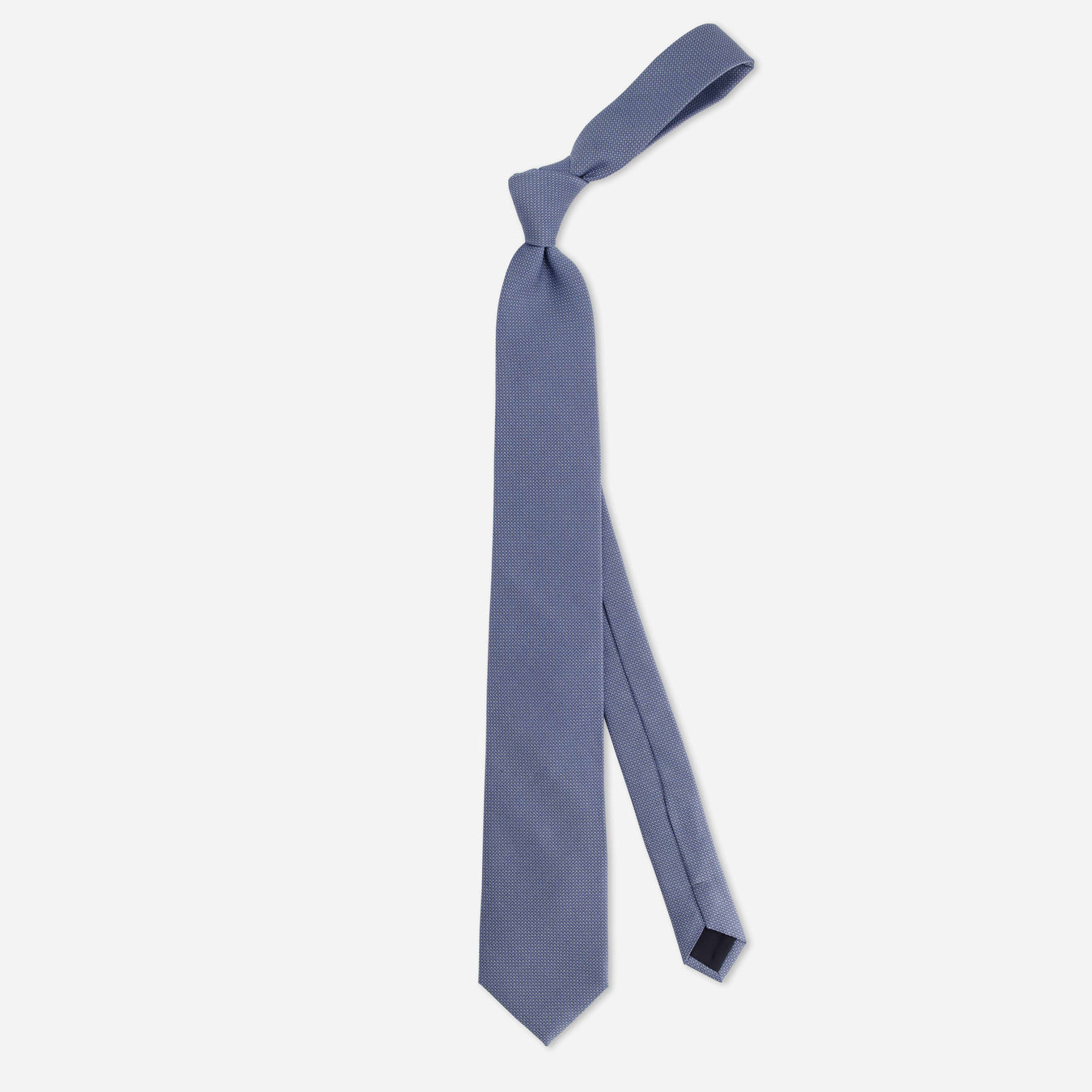 Union Solid Slate Blue Tie | Silk Ties | Tie Bar