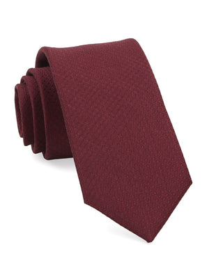 Dotted Spin Burgundy Tie featured image