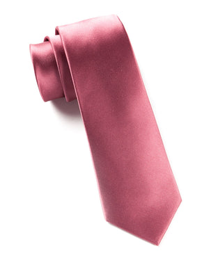 Solid Satin Dusty Rose Tie featured image