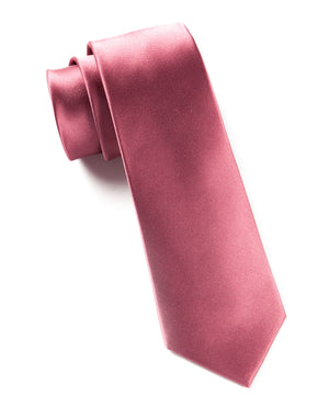 Solid Satin Dusty Rose Tie