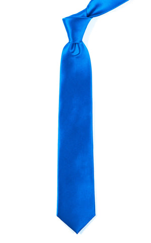 Solid Satin Serene Blue Tie alternated image 1
