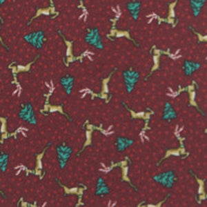 Christmas Fleet Burgundy Tie alternated image 2