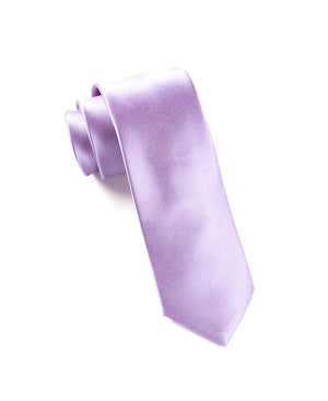 Solid Satin Lavender Tie featured image