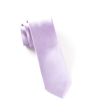 Solid Satin Lilac Tie