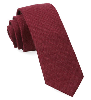 Bhldn Festival Textured Solid Black Cherry Tie featured image