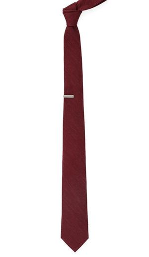 Bhldn Festival Textured Solid Black Cherry Tie alternated image 1