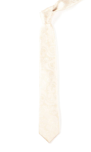 Twill Paisley Champagne Tie alternated image 1