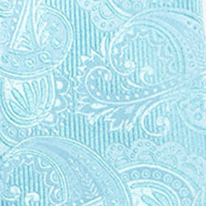 Twill Paisley Aqua Tie