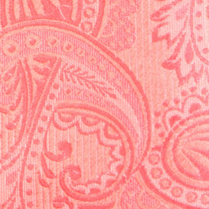 Twill Paisley Coral Tie alternated image 2