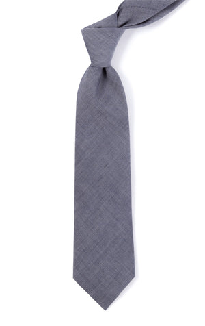 Classic Chambray Warm Blue Tie alternated image 1