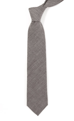Classic Chambray Soft Grey Tie alternated image 1
