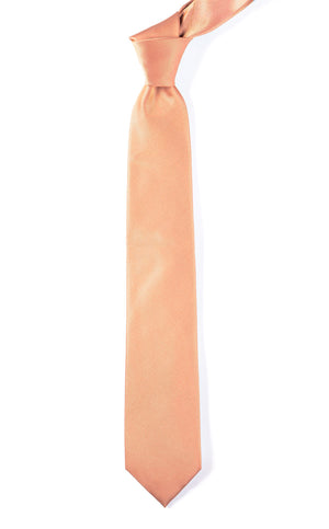 Grosgrain Solid Peach Tie alternated image 1