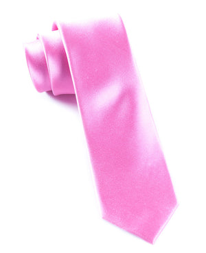 Solid Satin Wild Pink Tie featured image