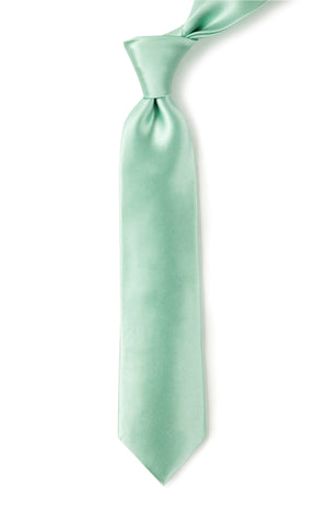 Solid Satin Spearmint Tie alternated image 1