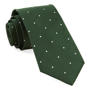 Satin Dot Hunter Tie