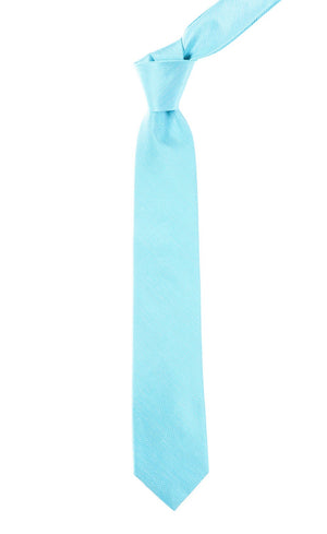 Fountain Solid Ocean Blue Tie alternated image 1