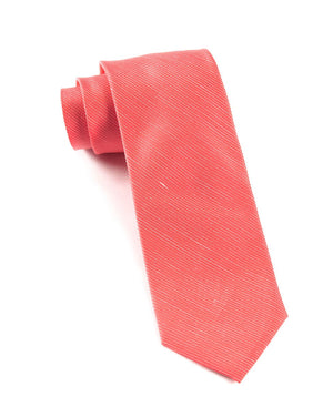 Fountain Solid Coral Tie featured image