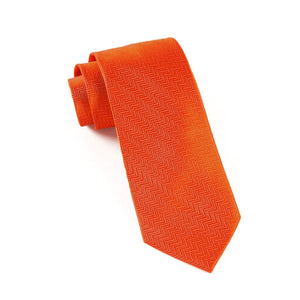 Herringbone Rust Tie