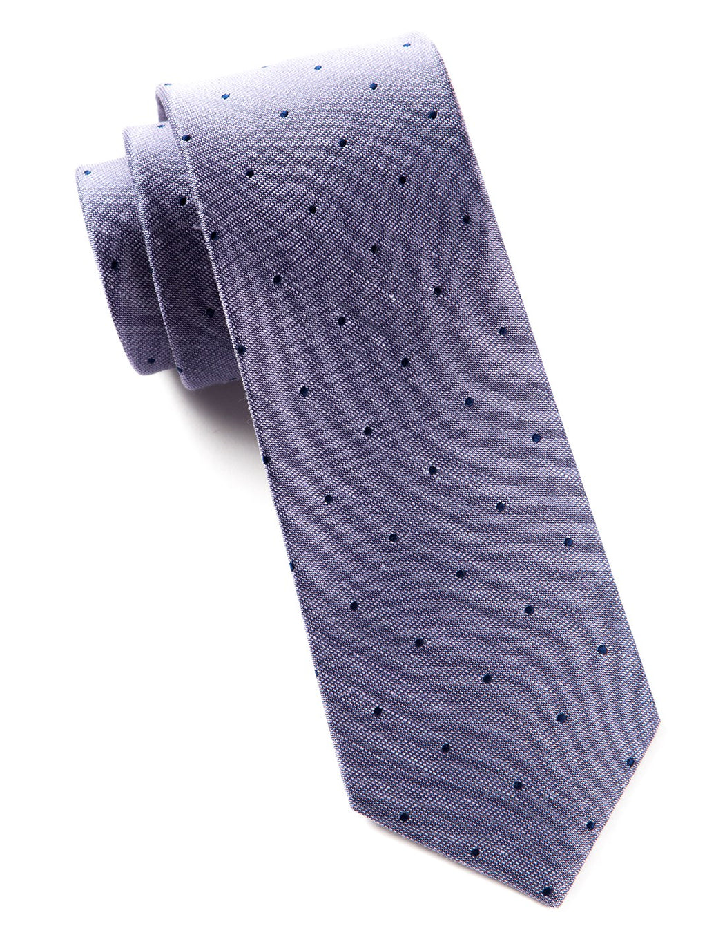 Bulletin Dot Purple Tie | Linen Ties | Tie Bar