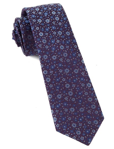Milligan Flowers Light Purple Tie | Silk Ties | Tie Bar