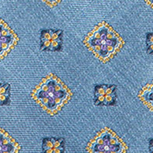 Excalibur Medallion Slate Blue Tie alternated image 2
