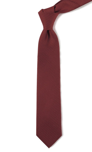 Astute Solid Burgundy Tie alternated image 1