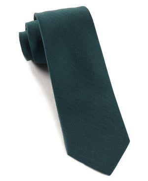 Astute Solid Green Teal Tie