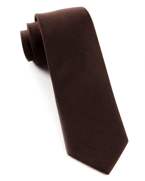 Astute Solid Chocolate Tie featured image
