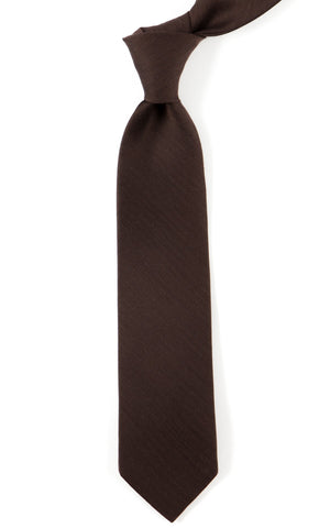 Astute Solid Chocolate Tie alternated image 1