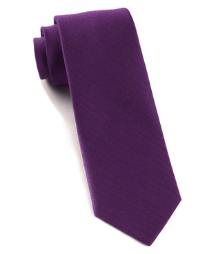 Astute Solid Plum Tie featured image