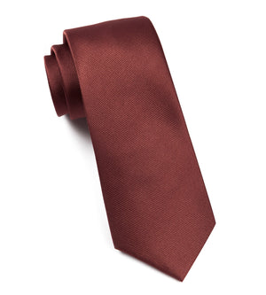 Grosgrain Solid Marsala Tie