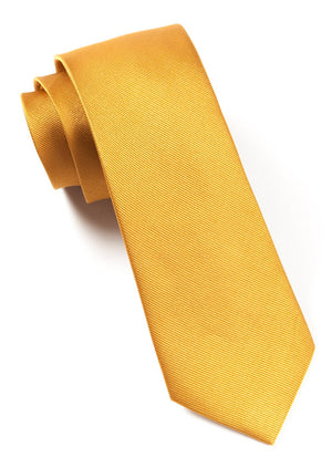 Grosgrain Solid Mustard Tie featured image