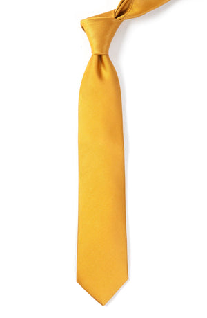 Grosgrain Solid Mustard Tie | Silk Ties | Tie Bar