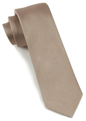 Grosgrain Solid Champagne Tie featured image