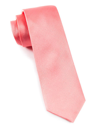 Grosgrain Solid Spring Pink Tie featured image