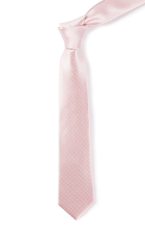 Mini Dots Blush Pink Tie alternated image 1